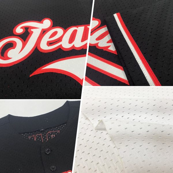 Custom White Orange-Royal Mesh Authentic Throwback Baseball Jersey - Image 2