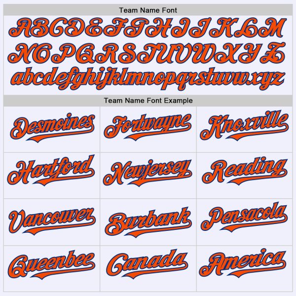 Custom White Orange-Royal Mesh Authentic Throwback Baseball Jersey - Image 4